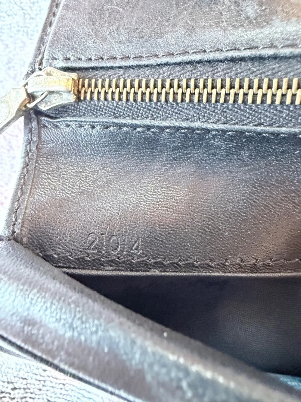 MCM Visetos Monogram Compact Folding Wallet-Black Coated Canvas